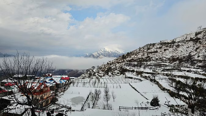 snowfall in uttarakhand